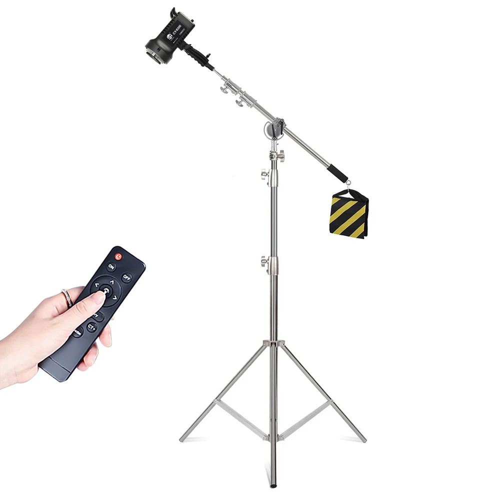 100W Stainless Steel Kit LED Video Light Daylight-Balanced Sun Lamp for Portrait Flash Studio Accessories Youtube Live
100W Stainless Steel Kit LED Video Light Daylight-Balanced Sun Lamp for Portrait Flash Studio Accessories Youtube Live