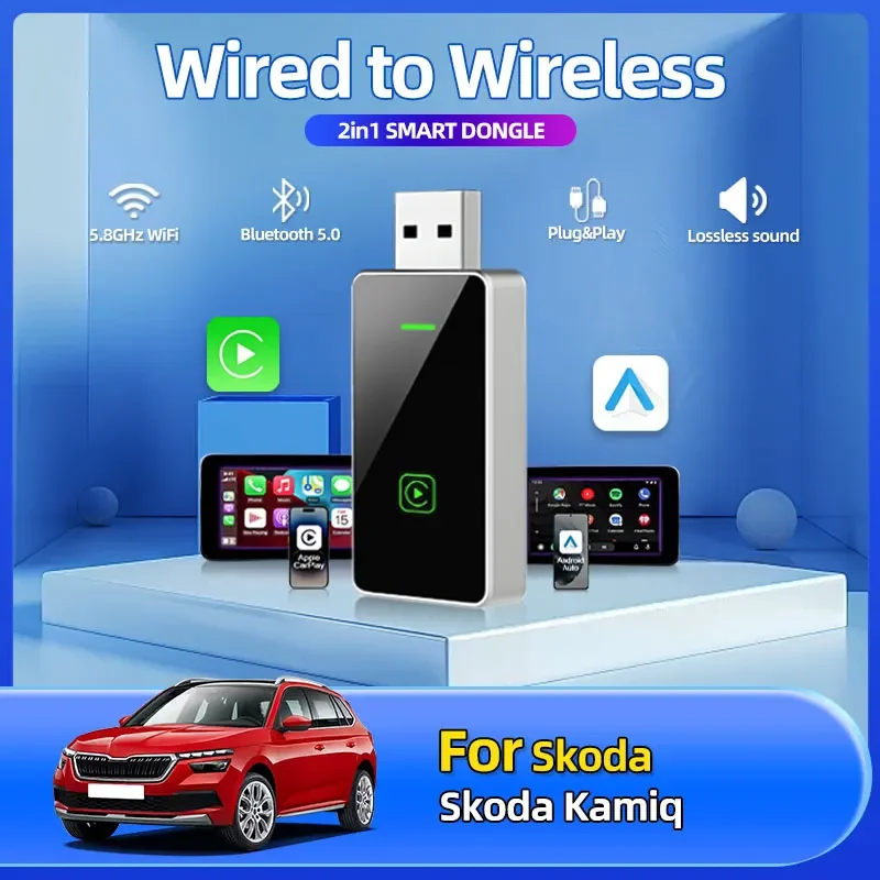 2025 Fashion New Car Styling 2in1 Wired To Wireless Car Play Adapter OEM Car Stereo With USB Plug And Play For Skoda Kamiq
2025 Fashion New Car Styling 2in1 Wired To Wireless Car Play Adapter OEM Car Stereo With USB Plug And Play For Skoda Kamiq