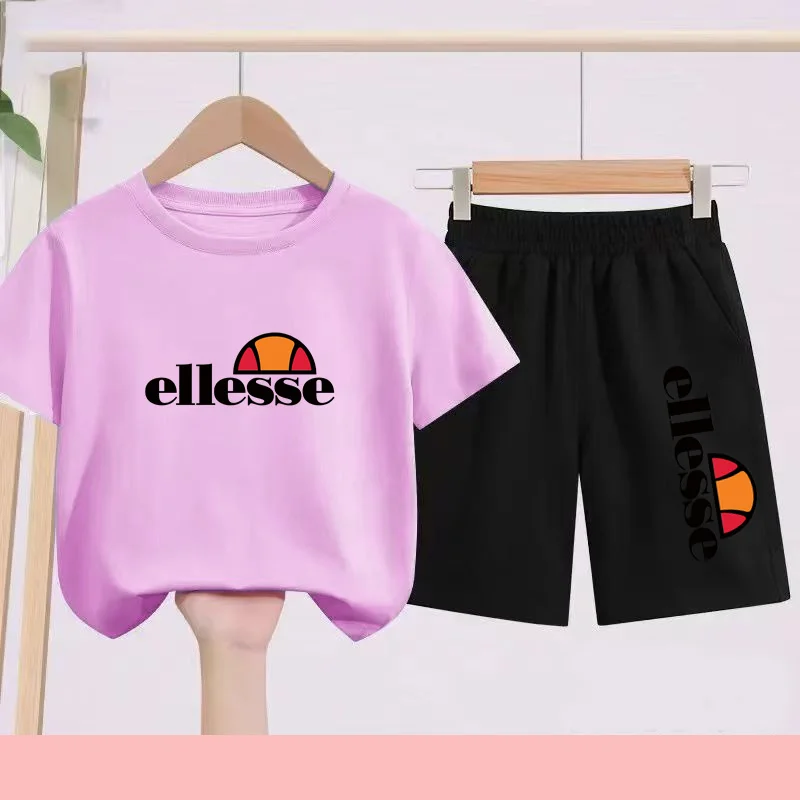 The Children's Sports Set T-shirt+shorts Set Is a Suitable T-shirt Gift for Children Aged 3 To13forcasual Running and Ball Games
The Children's Sports Set T-shirt+shorts Set Is a Suitable T-shirt Gift for Children Aged 3 To13forcasual Running and Ball Games