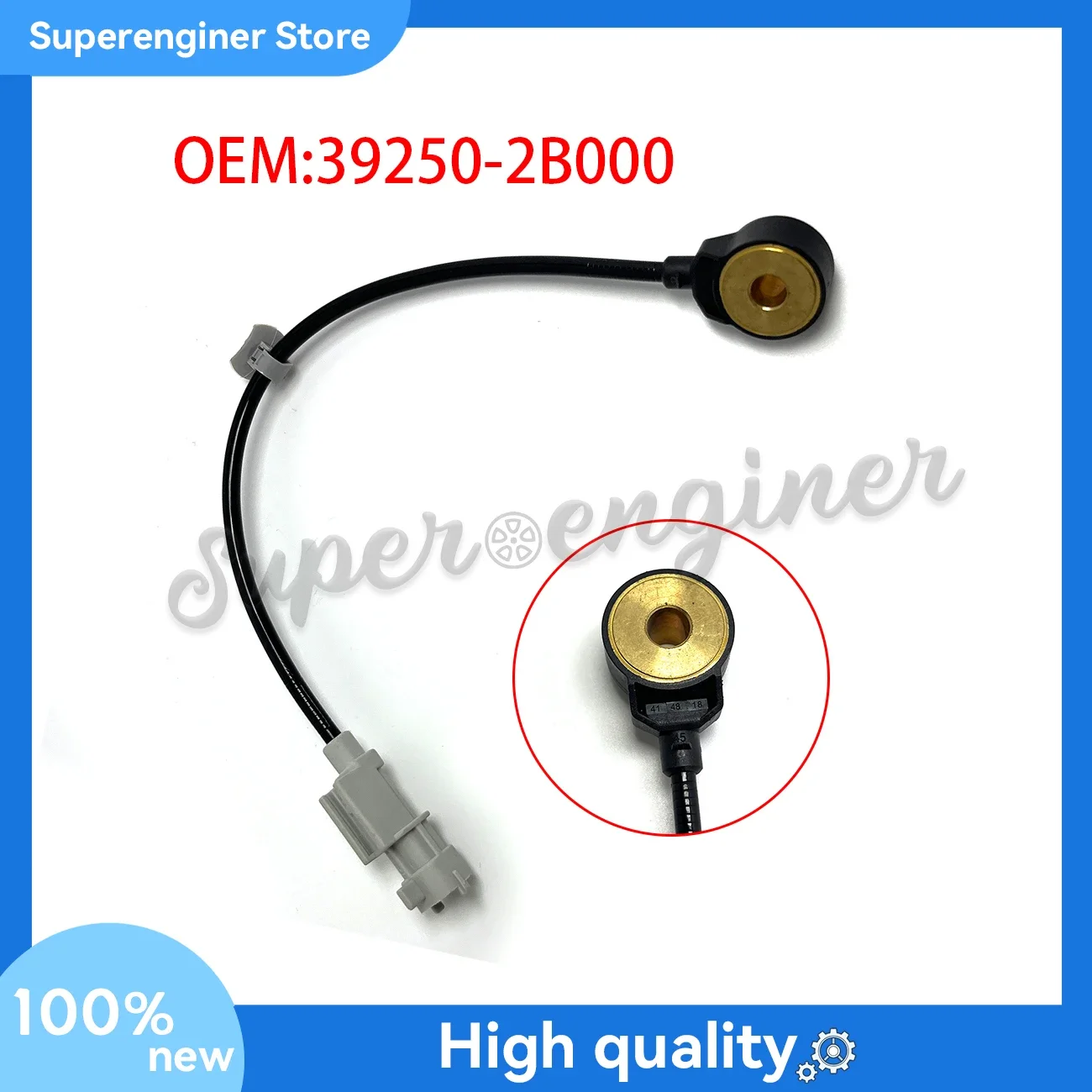 39250-2B000 Brand New Ignition Knock Sensor Fit For 10-17 Hyundai Veloster Kia Rio Soul 1.6L 392502B000
39250-2B000 Brand New Ignition Knock Sensor Fit For 10-17 Hyundai Veloster Kia Rio Soul 1.6L 392502B000