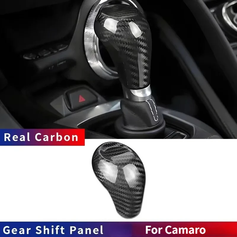 For Chevrolet Camaro Real Dry Carbon Fiber Gear Shift Knob Case Head Cover Handle Trim Paddle Shell Modification 2016-2023
For Chevrolet Camaro Real Dry Carbon Fiber Gear Shift Knob Case Head Cover Handle Trim Paddle Shell Modification 2016-2023