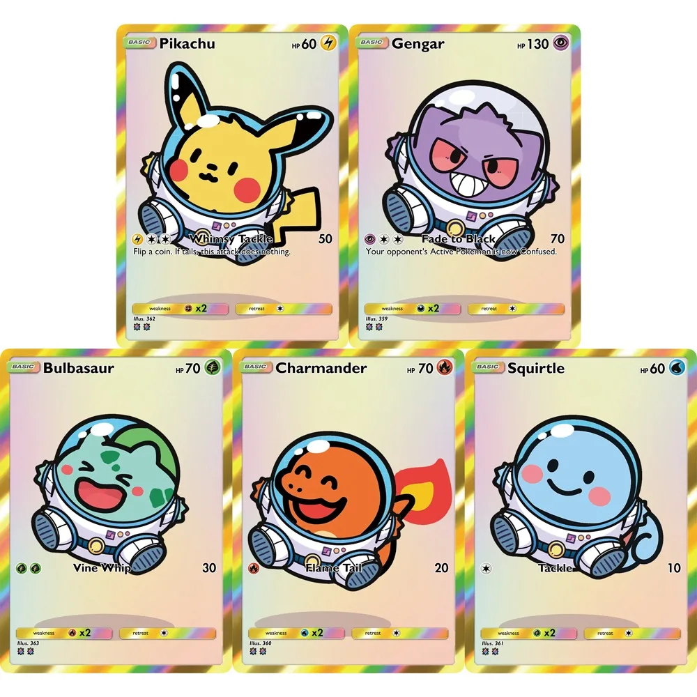 5 шт. коллекционных карт Pokemon PTCG в милом стиле: Генгар, Сквиртл, Чармандер, Бульбазавр. Аниме-карты для хобби, коллекционирования и игр. Подарок.
5 шт. коллекционных карт Pokemon PTCG в милом стиле: Генгар, Сквиртл, Чармандер, Бульбазавр. Аниме-карты для хобби, коллекционирования и игр. Подарок.