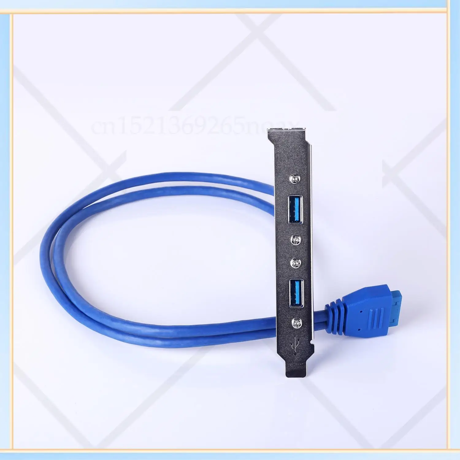 -SPOR 20-Pin To USB 3.0 Dual Port Cable Header, Extend Your USB 3.0 Port On Motherboard To Computer Case Bezel 
-SPOR 20-Pin To USB 3.0 Dual Port Cable Header, Extend Your USB 3.0 Port On Motherboard To Computer Case Bezel