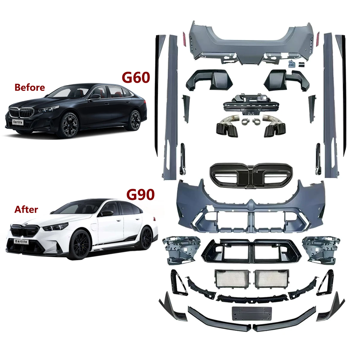High Performance and Price Car Accessories Body Kit for 5 SERIES G60 2024-2026 Upgrade to M5 Style.
High Performance and Price Car Accessories Body Kit for 5 SERIES G60 2024-2026 Upgrade to M5 Style.