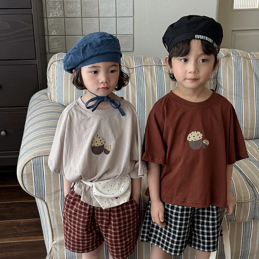 Children's Products 2025 Children's Summer New Cartoon Short Sleeve T-shirt for Boys and Girls Loose Western Half Sleeve Top
Children's Products 2025 Children's Summer New Cartoon Short Sleeve T-shirt for Boys and Girls Loose Western Half Sleeve Top