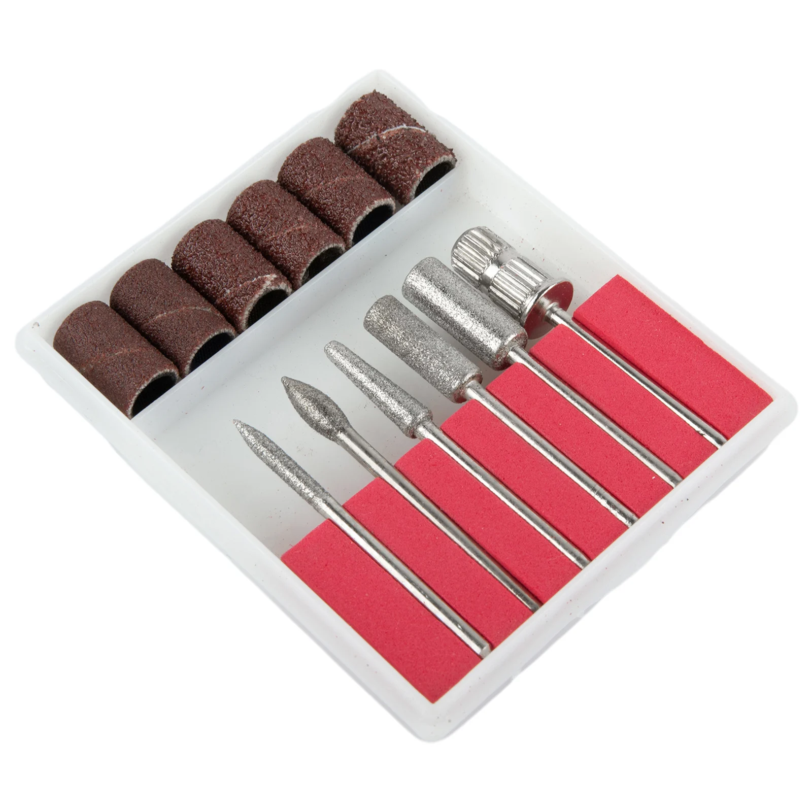 Metal Grinding Heads Complete 12pcs Nail Drill Bits Metal Grinding Heads and Sandpaper Rings for Nail Polishing
Metal Grinding Heads Complete 12pcs Nail Drill Bits Metal Grinding Heads and Sandpaper Rings for Nail Polishing