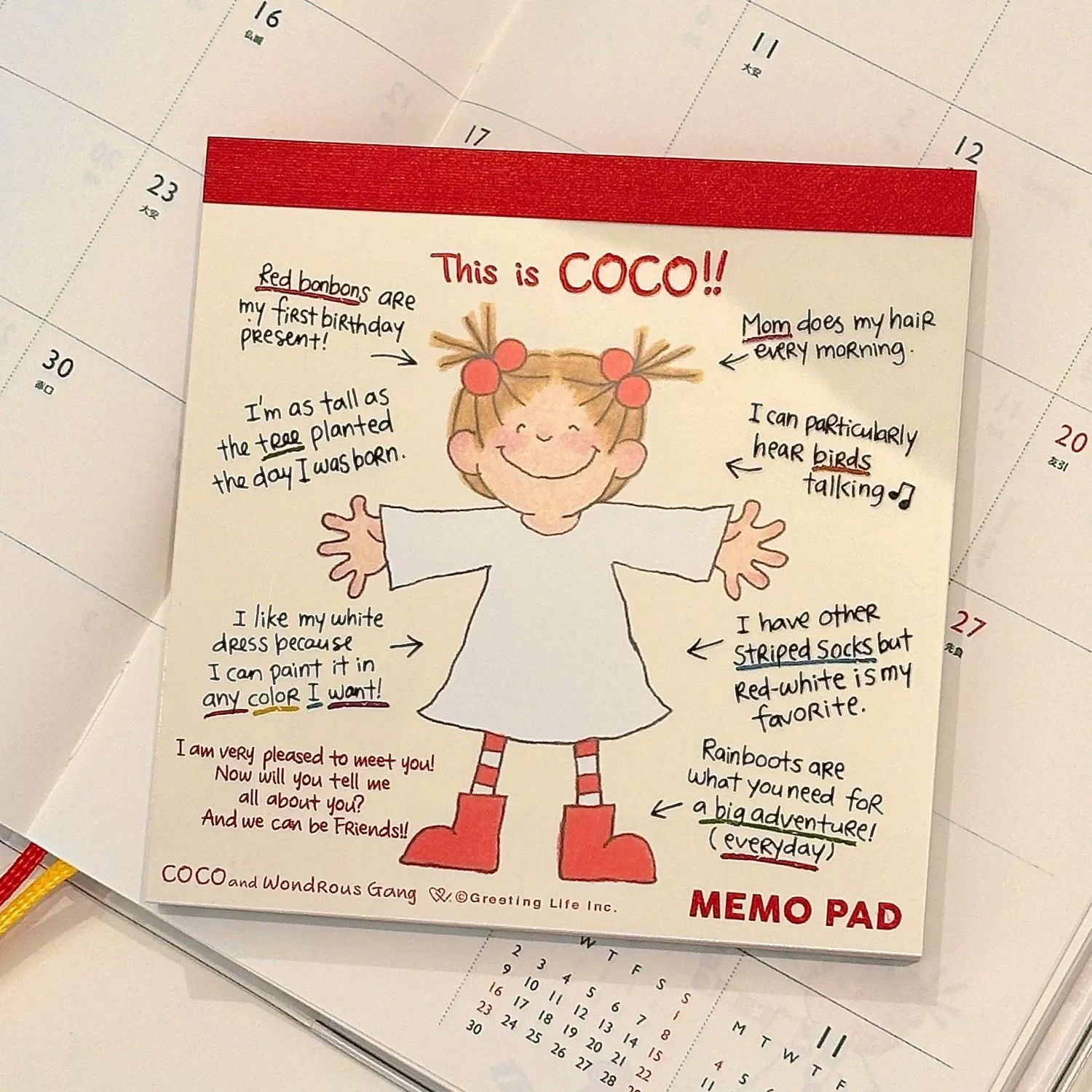 Cartoon cute COCO sauce dance square kawaii post it sticky notes color non-stick convenient notes can be torn draft
Cartoon cute COCO sauce dance square kawaii post it sticky notes color non-stick convenient notes can be torn draft