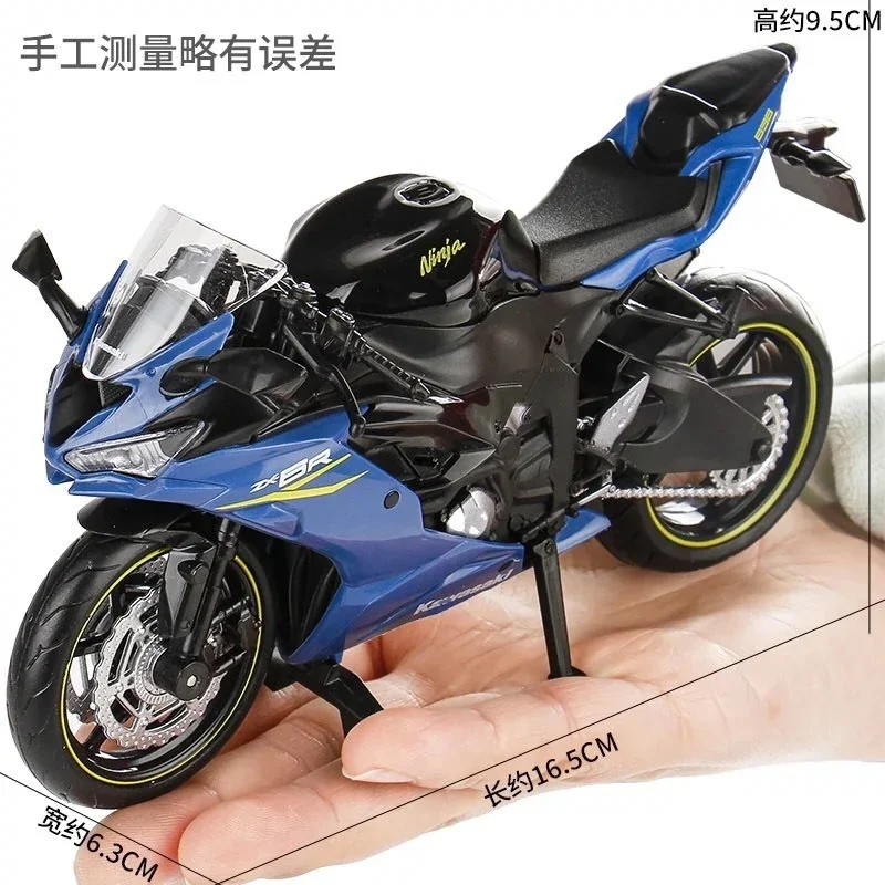 1:12 ZX-6R Alloy Cars Models Motorbike Toys Diecast Sound Light Motorcycle Model Christmas Gifts
1:12 ZX-6R Alloy Cars Models Motorbike Toys Diecast Sound Light Motorcycle Model Christmas Gifts