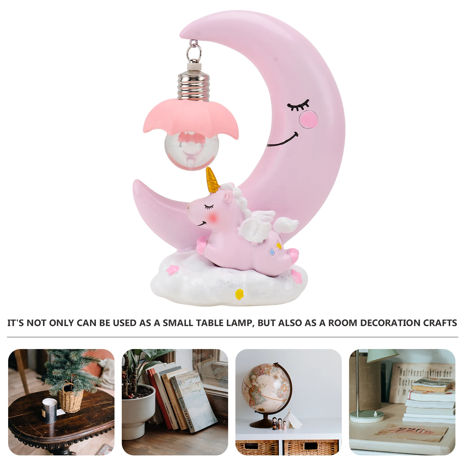 Resin Night Lamp Lovely Moon Unicorn Design Cartoon Bedroom Living Room Decoration Crafts Kids Gifts Student Learning
Resin Night Lamp Lovely Moon Unicorn Design Cartoon Bedroom Living Room Decoration Crafts Kids Gifts Student Learning