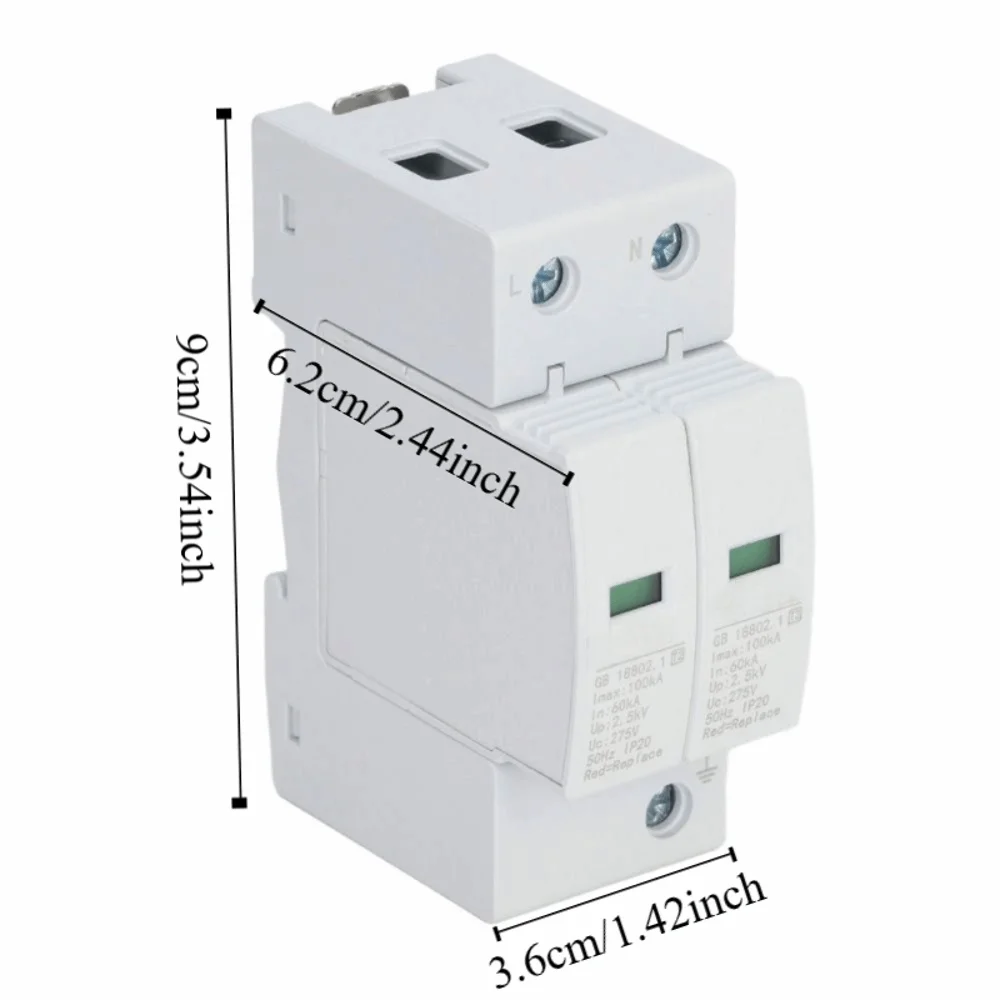 Quick Response 100KA Voltage Protection Arrester 2P 275V Protector Protective Device Distribution Box
Quick Response 100KA Voltage Protection Arrester 2P 275V Protector Protective Device Distribution Box