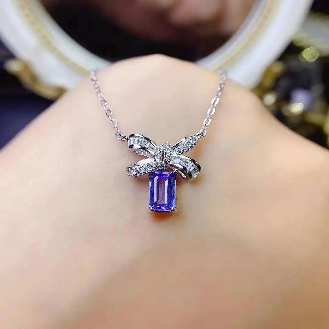 Super Best Quality Natural Tanzanite Pendant 925 Sterling Silver Fashion Real Tanzanite necklace
Super Best Quality Natural Tanzanite Pendant 925 Sterling Silver Fashion Real Tanzanite necklace