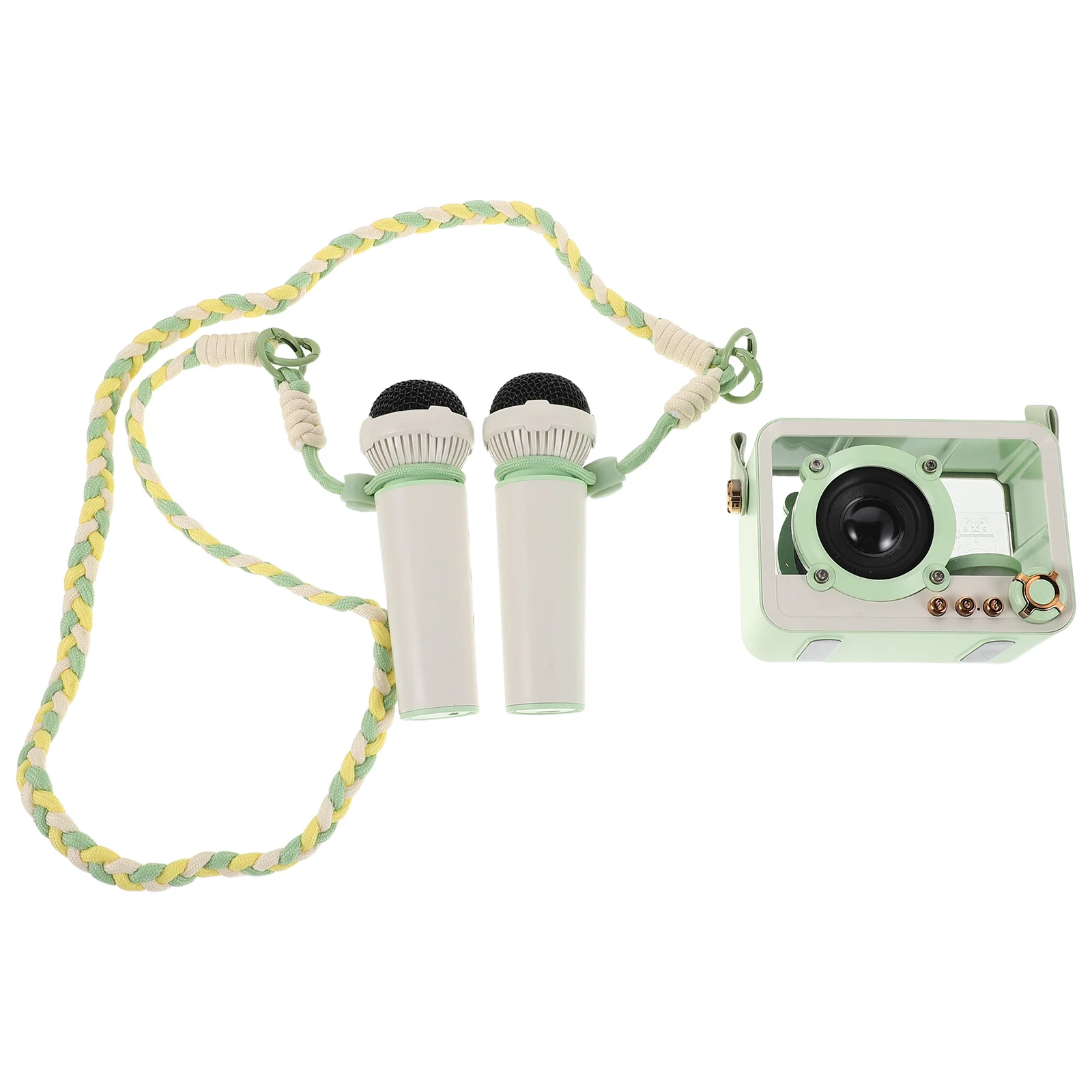 1Set Ktv Karaoke Speaker Built-in Microphone Portable Mini Karaoke Machine Wireless Mic Home Outdoor Party Singing
1Set Ktv Karaoke Speaker Built-in Microphone Portable Mini Karaoke Machine Wireless Mic Home Outdoor Party Singing