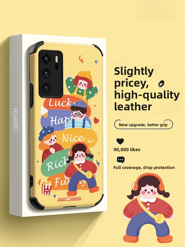 Doodle Girl Pura70pro Phone Case P60 P40Pro Protective Cover Women's Style P30 Unique Full Wrap P50 Anti-Fall Cute P70...
Doodle Girl Pura70pro Phone Case P60 P40Pro Protective Cover Women's Style P30 Unique Full Wrap P50 Anti-Fall Cute P70...