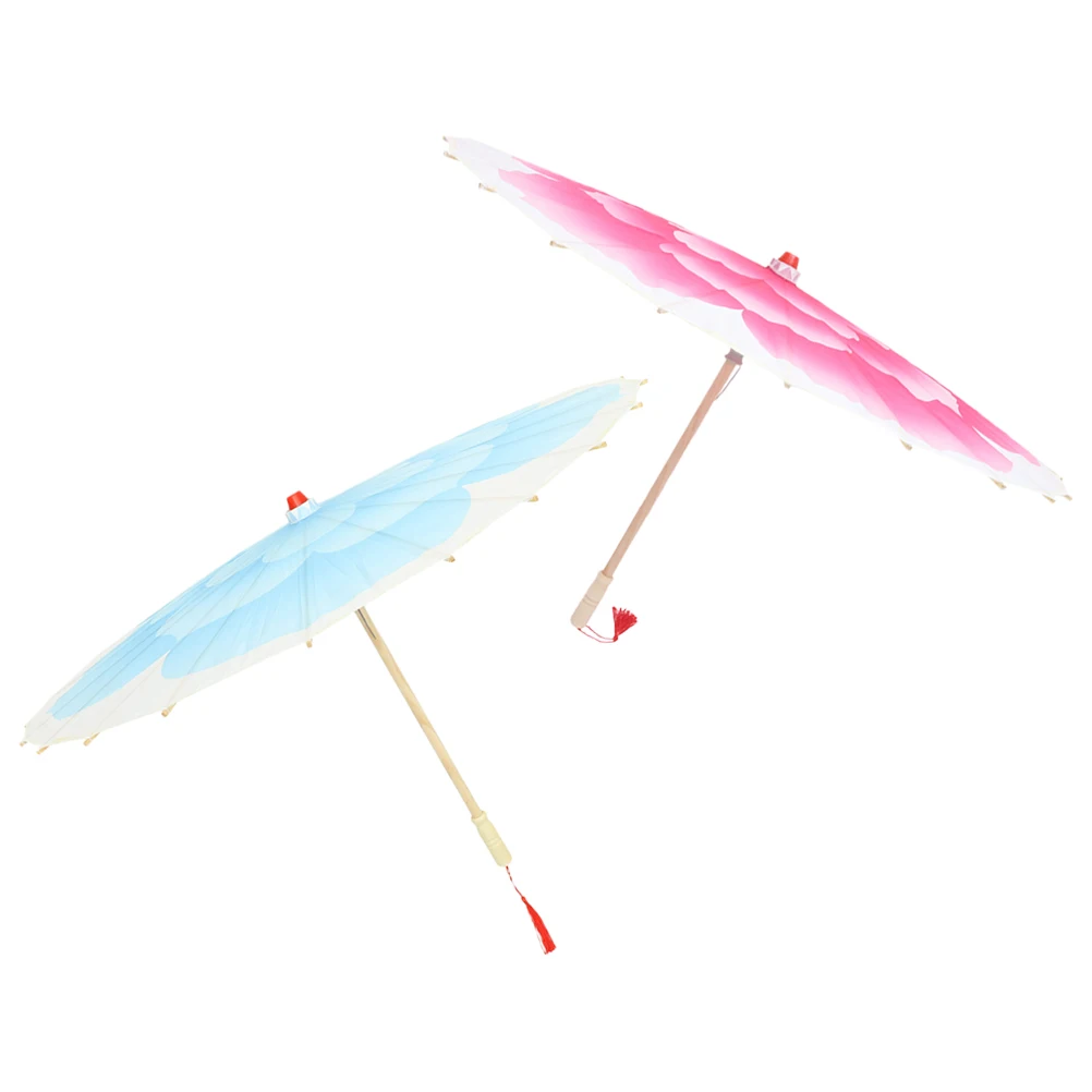 2Pcs Oil Paper Umbrella H made Silk Waterproof Durable Decorative Stage Performance Chinese Style Bamboo Vintage
2Pcs Oil Paper Umbrella H made Silk Waterproof Durable Decorative Stage Performance Chinese Style Bamboo Vintage