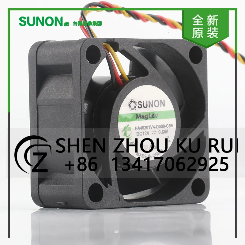 HA40201V4-D000-C99 Корпусный вентилятор Sunon DC12V 0,6 Вт 4 см Высокоскоростной переключатель с подшипником Maglev 3-проводной охлаждающий вентилятор 4020 40X40X20MM
HA40201V4-D000-C99 Корпусный вентилятор Sunon DC12V 0,6 Вт 4 см Высокоскоростной переключатель с подшипником Maglev 3-проводной охлаждающий вентилятор 4020 40X40X20MM