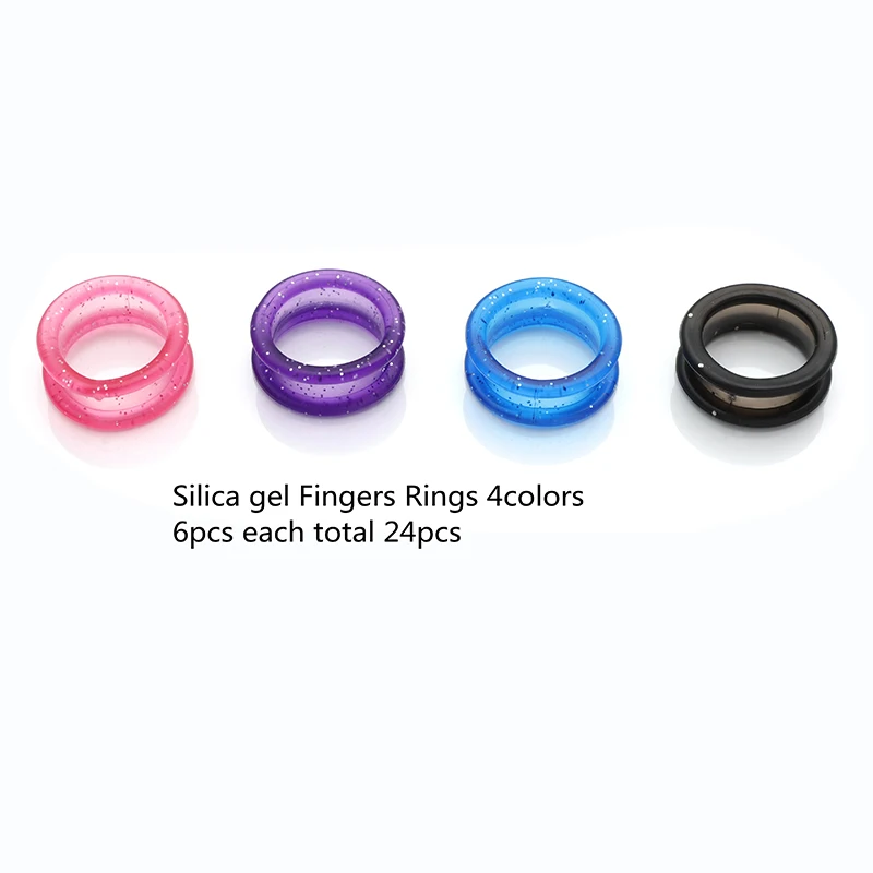 122PCS/BOX Muti-Colors Silicone Rings For Hair Scissor Muti-sizes Plastic Rings For Holding Scissor Barber Use
122PCS/BOX Muti-Colors Silicone Rings For Hair Scissor Muti-sizes Plastic Rings For Holding Scissor Barber Use