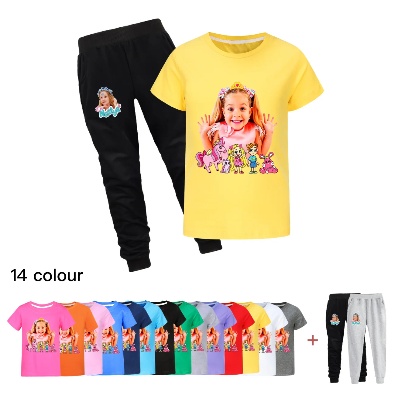 Dance like Diana Kids Summer Outfits 2pcs Set Short Sleeve T-shirt Jogging Pants - Girls Boys Clothing Children's Sets
Dance like Diana Kids Summer Outfits 2pcs Set Short Sleeve T-shirt Jogging Pants - Girls Boys Clothing Children's Sets
