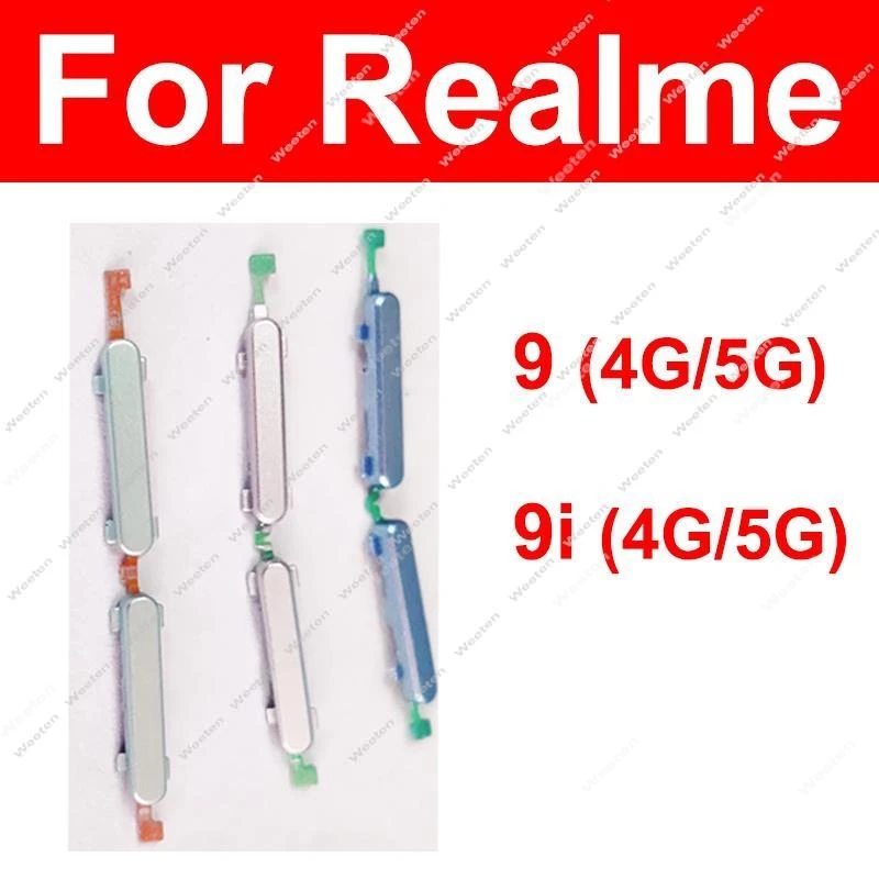 Volume Button For Realme 9 9i 4G 5G Switch Volume Up Down Key Side Volume Key Replacement Parts
Volume Button For Realme 9 9i 4G 5G Switch Volume Up Down Key Side Volume Key Replacement Parts