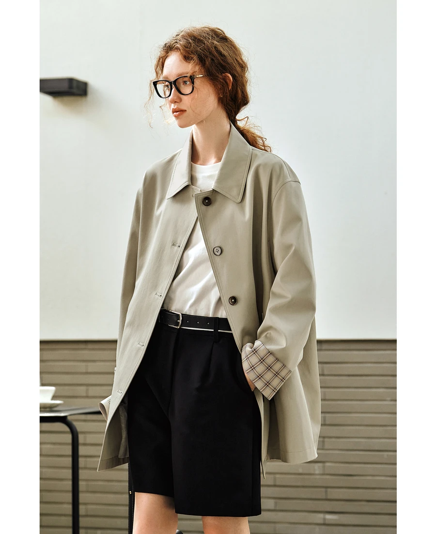 OLrain Women's Autumn Trench Coat 2025 Midi Office Lady Simple Loose Coat Patchwork Long Casual Solid Lapel Jackets GM57CF96319
OLrain Women's Autumn Trench Coat 2025 Midi Office Lady Simple Loose Coat Patchwork Long Casual Solid Lapel Jackets GM57CF96319