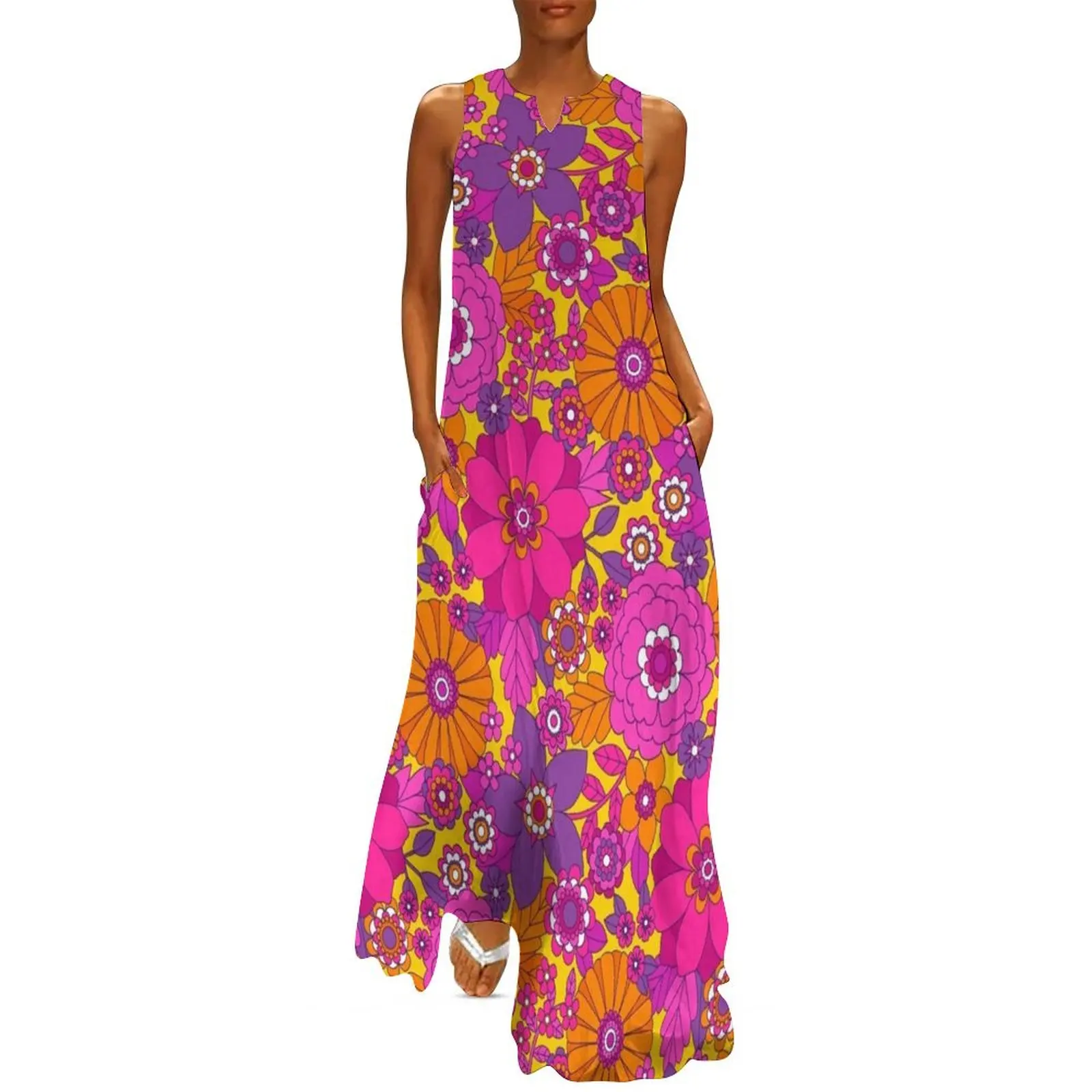 Groovy Blooms Long Dress Dress women birthday dress for women Casual dresses dresses women summer 2025
Groovy Blooms Long Dress Dress women birthday dress for women Casual dresses dresses women summer 2025