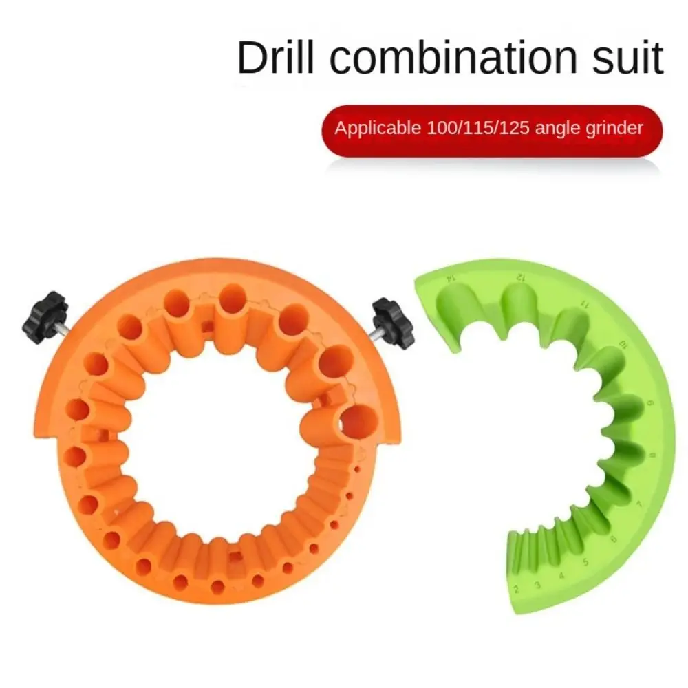High-performance High-performance Utility Tools Precise Efficient Drill Bits Sharpener Holder Thickened 20 holes
High-performance High-performance Utility Tools Precise Efficient Drill Bits Sharpener Holder Thickened 20 holes