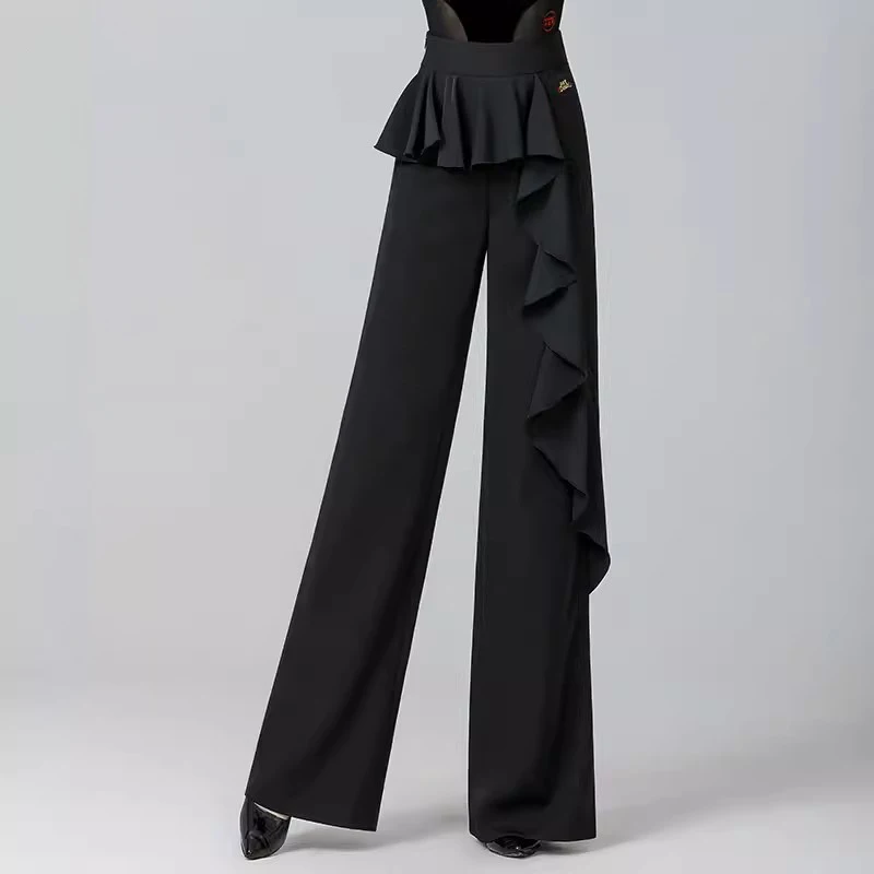 2024 New Latin Dance Pants Women's Ruffle Adult Square Dance Standard Modern Waltz Ballroom Dance Trousers Clothes
2024 New Latin Dance Pants Women's Ruffle Adult Square Dance Standard Modern Waltz Ballroom Dance Trousers Clothes