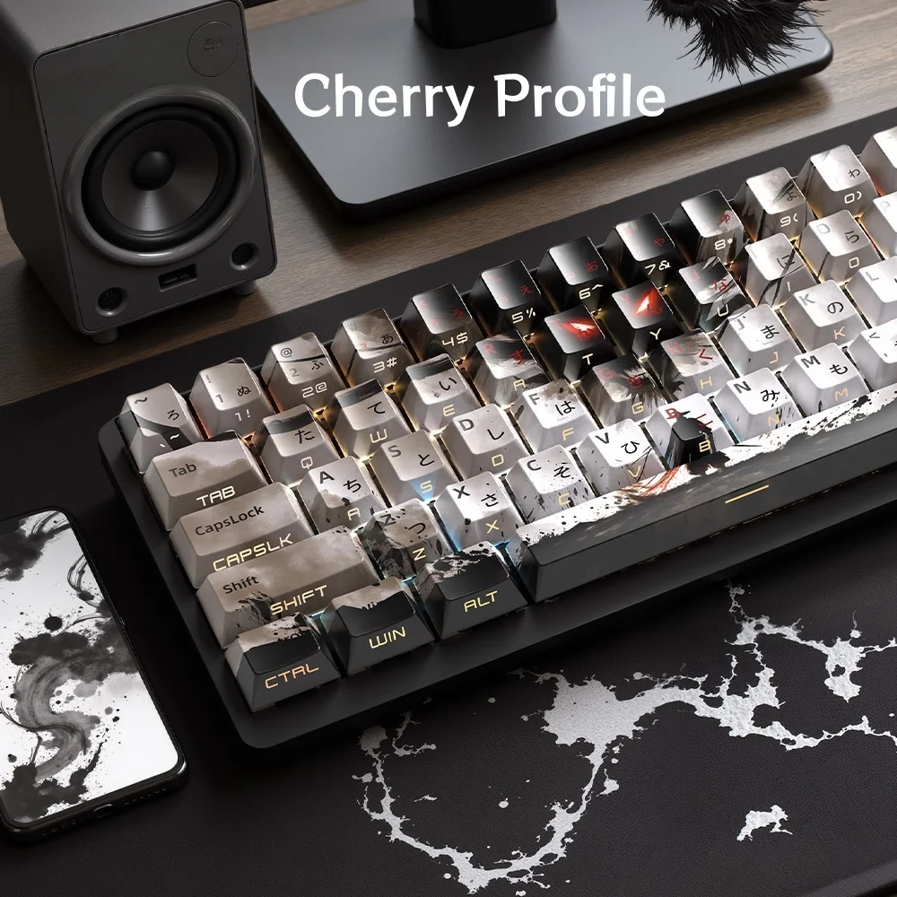 Ancient Chinese Style Backlit Keycap Set for Mechanical Gaming Keyboard Dye-sub 74-129 Keys PBT Cherry Profile for South Facing
Ancient Chinese Style Backlit Keycap Set for Mechanical Gaming Keyboard Dye-sub 74-129 Keys PBT Cherry Profile for South Facing