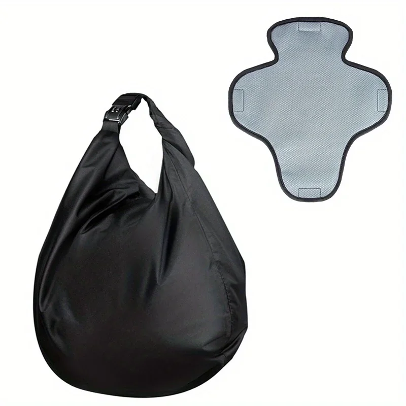Helmet care two-piece set, motorcycle helmet bag for temporary parking, with quick drying breathable helmet liner gray
Helmet care two-piece set, motorcycle helmet bag for temporary parking, with quick drying breathable helmet liner gray