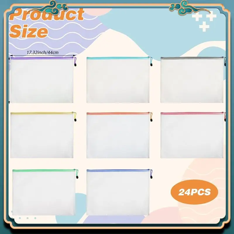(New)-Mesh Zipper Pouch Bags 8 Colors Reusable Clear Travel Pouches For Organizing Board Game Office Home School Supplie
(New)-Mesh Zipper Pouch Bags 8 Colors Reusable Clear Travel Pouches For Organizing Board Game Office Home School Supplie
