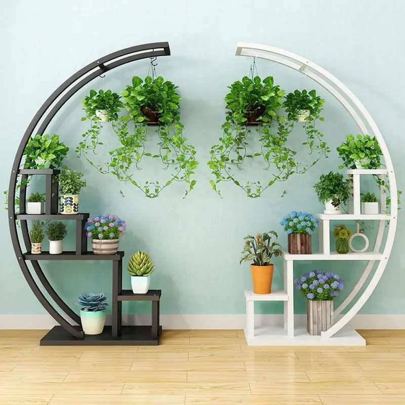 Flower rack wrought iron round household semi-circular design green plant rack semi-circular flower rack arc
Flower rack wrought iron round household semi-circular design green plant rack semi-circular flower rack arc
