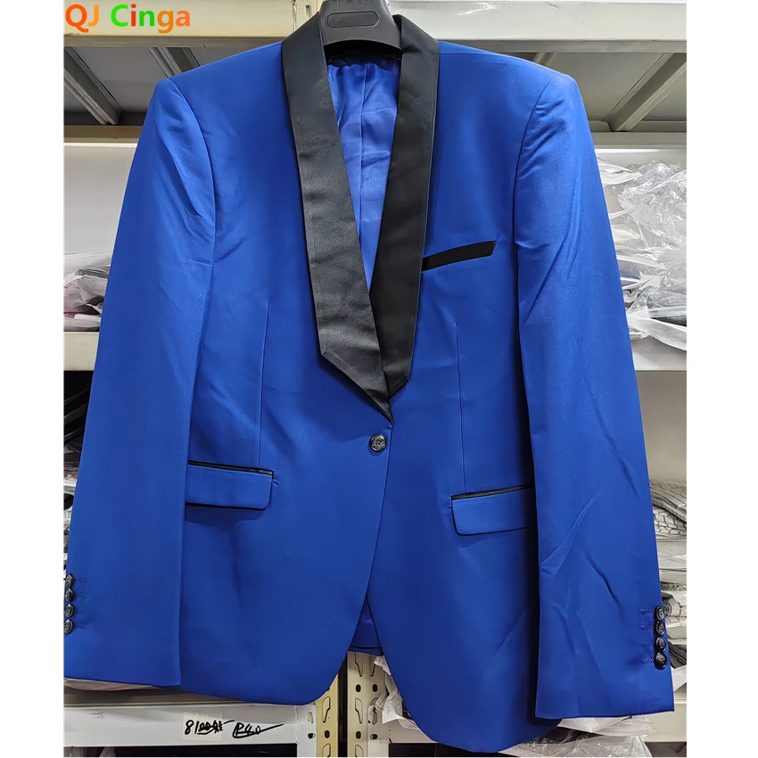 Blue Men Black Collar Suit Jacket,Single Button V-Neck Dress Coat,Wedding,Party Tops Blazers,Red,White,Green,Gray,Size M-6XL
Blue Men Black Collar Suit Jacket,Single Button V-Neck Dress Coat,Wedding,Party Tops Blazers,Red,White,Green,Gray,Size M-6XL