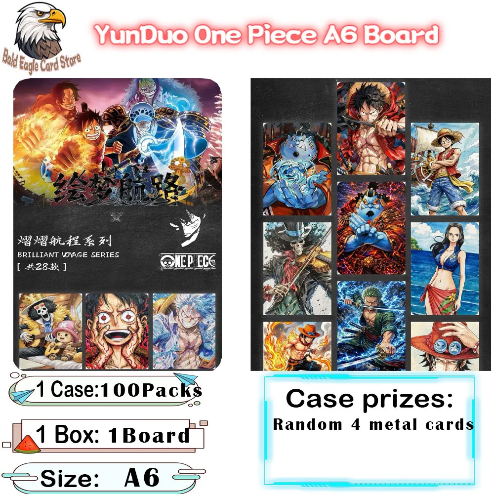 Wholesale 2026 New YunDuo One Piece Board 100Packs A6 Size Boards Casenime Character Multi-Scene Toy Gift
Wholesale 2026 New YunDuo One Piece Board 100Packs A6 Size Boards Casenime Character Multi-Scene Toy Gift