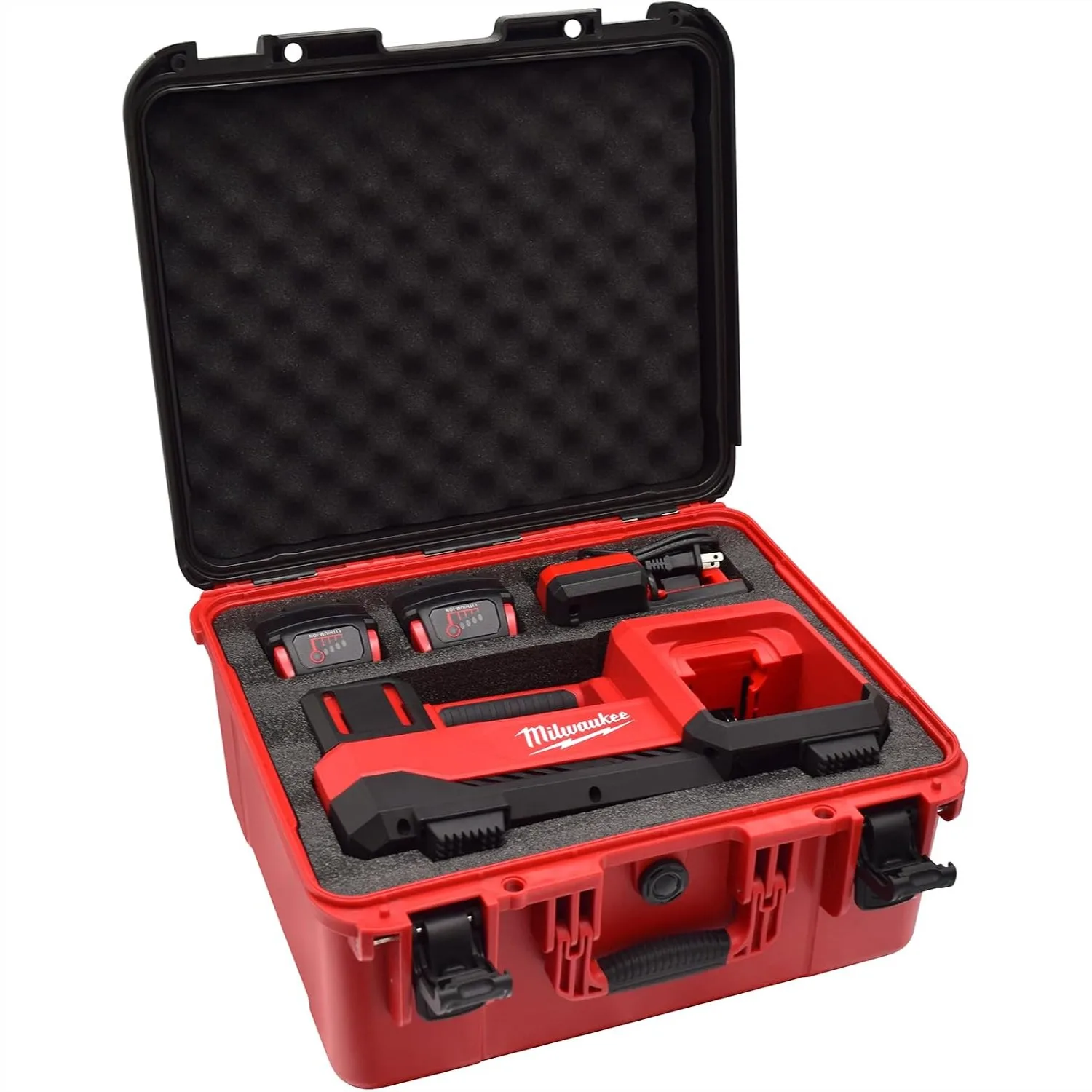 Hard Storage Case for Milwaukee M18 Inflator 2848-20, Shockproof Carrying Bag with Custom Foam for Battery and Charger
Hard Storage Case for Milwaukee M18 Inflator 2848-20, Shockproof Carrying Bag with Custom Foam for Battery and Charger