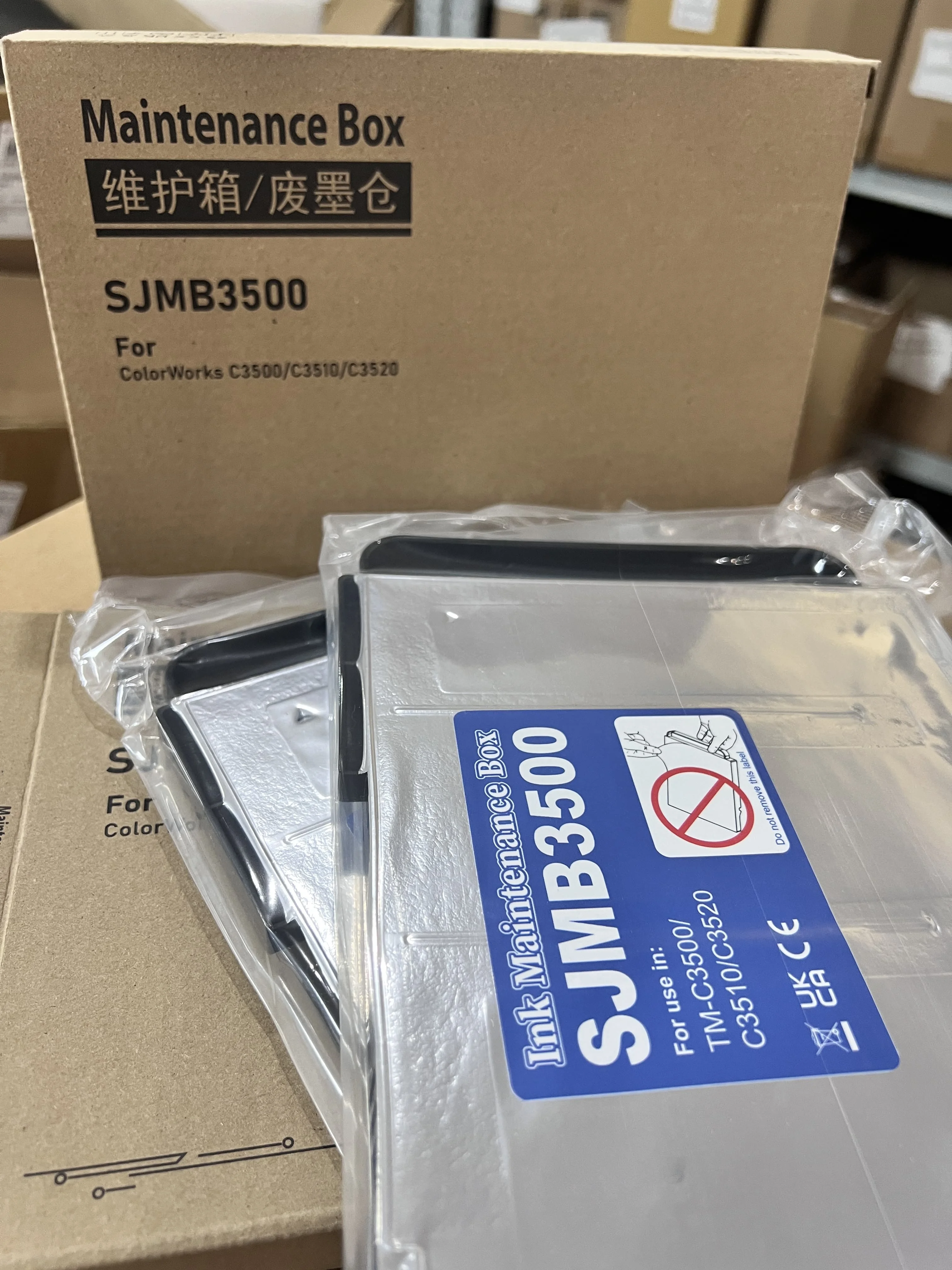 1X SJMB3500 C33S020580 Коробка для обслуживания EPSON ColorWorks C3500 C3510 C3520
1X SJMB3500 C33S020580 Коробка для обслуживания EPSON ColorWorks C3500 C3510 C3520