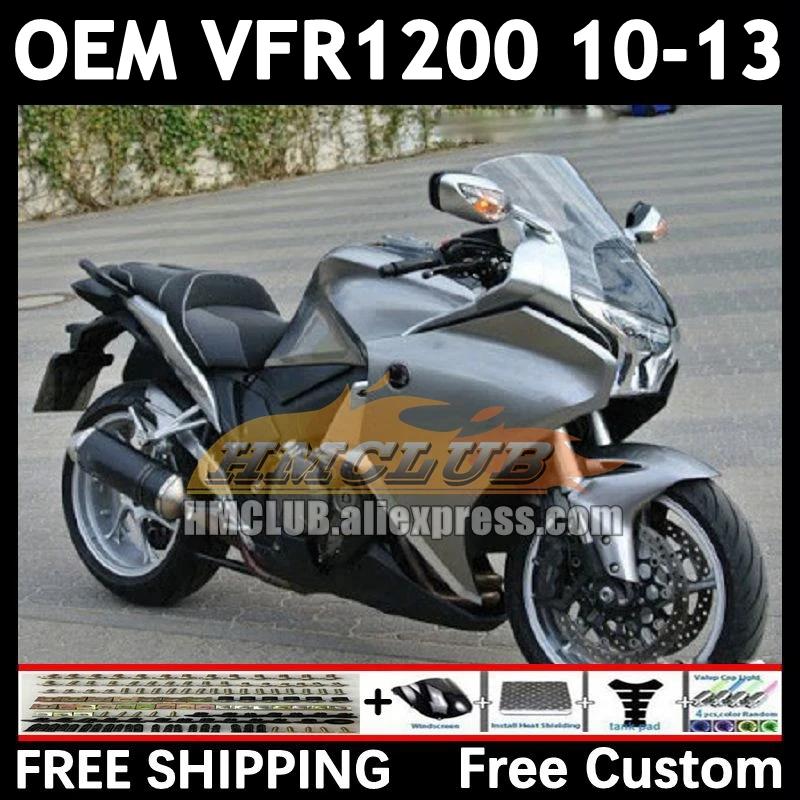 Injection For HONDA VFR1200 VFR 1200 RR gloss grey CC 87No.88 VFR-1200 10 11 12 13 VFR1200RR 2010 2011 2012 2013 OEM Fairings
Injection For HONDA VFR1200 VFR 1200 RR gloss grey CC 87No.88 VFR-1200 10 11 12 13 VFR1200RR 2010 2011 2012 2013 OEM Fairings