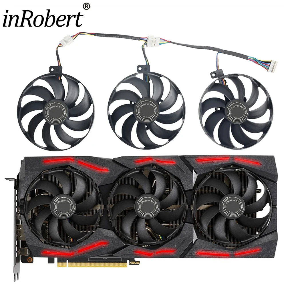 RTX5700XT 88MM T129215SU Cooler Fan Replacement For ASUS ROG Strix GTX 1660 Ti RX 5600XT 5700XT Graphics Video Card Cooling Fan
RTX5700XT 88MM T129215SU Cooler Fan Replacement For ASUS ROG Strix GTX 1660 Ti RX 5600XT 5700XT Graphics Video Card Cooling Fan