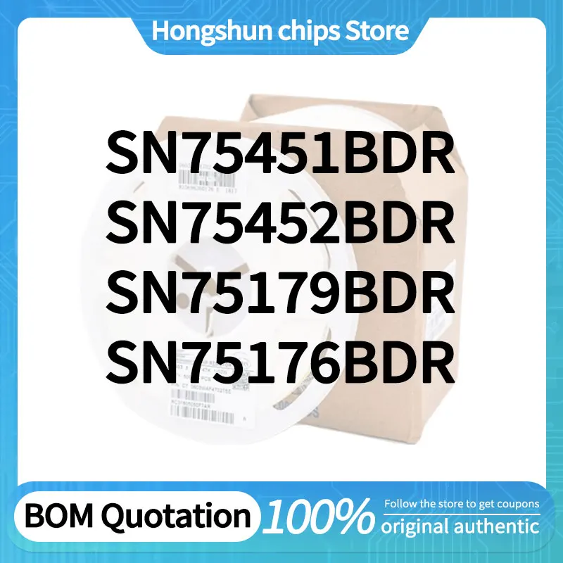 5 pieces/batch SN75179BDR SN75451BDR SN75452BDR SN75176BDR Standard version
5 pieces/batch SN75179BDR SN75451BDR SN75452BDR SN75176BDR Standard version