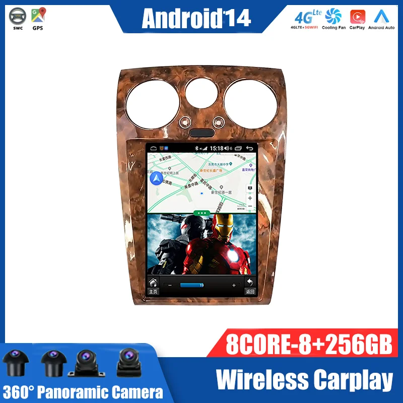 Multimedia Android 14 For Bentley Continental GT Flying Spur 2005-2019 Android Auto Car Radio Stereo Player Multimedia Head Unit
Multimedia Android 14 For Bentley Continental GT Flying Spur 2005-2019 Android Auto Car Radio Stereo Player Multimedia Head Unit