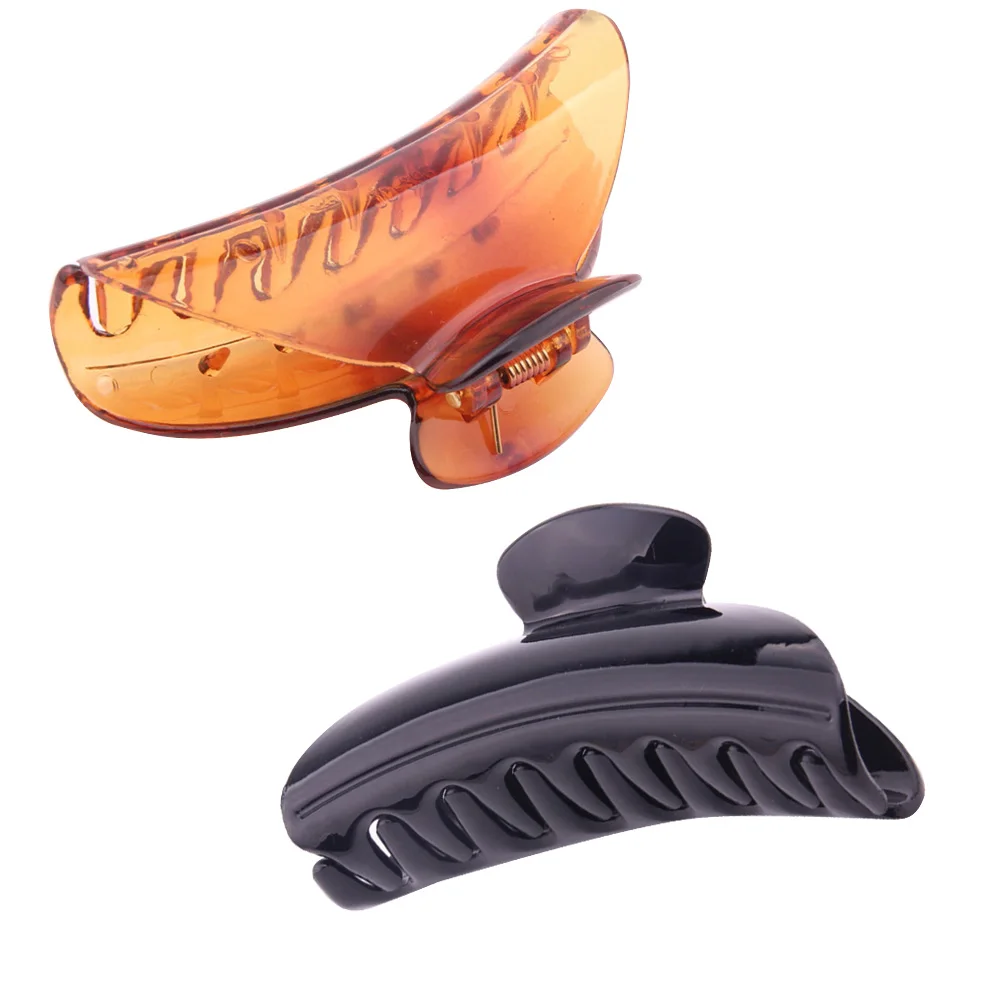 4PCS Plastic Hair Claw Clips Tortoise Color Durable Ponytail Holder Acrylic Non Damaging Styling Tools Accessories For Women
4PCS Plastic Hair Claw Clips Tortoise Color Durable Ponytail Holder Acrylic Non Damaging Styling Tools Accessories For Women
