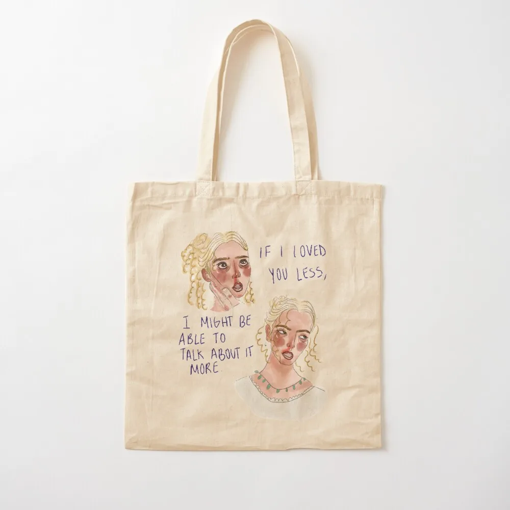 If I loved You Less Emma 2020 Tote Bag Canvas shoulder bag shopper bag women canvas tote bags for women Canvas Tote
If I loved You Less Emma 2020 Tote Bag Canvas shoulder bag shopper bag women canvas tote bags for women Canvas Tote