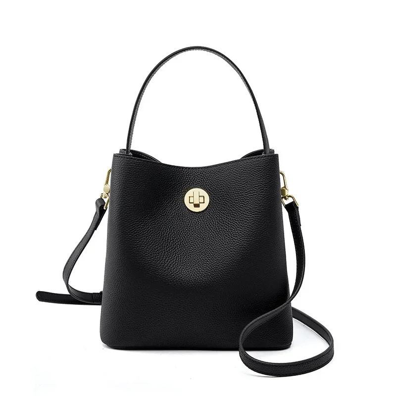 Women's Genuine Leather Luxury DesignerHandbag Large Capacity Bucket Bag Female Crossbody Underarm Bag Travel MessengerPurse
Women's Genuine Leather Luxury DesignerHandbag Large Capacity Bucket Bag Female Crossbody Underarm Bag Travel MessengerPurse