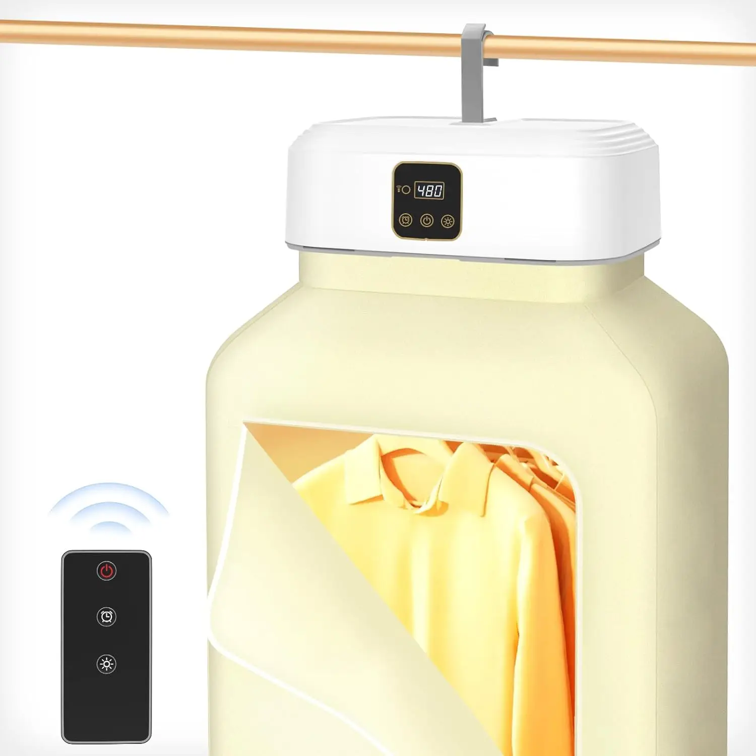 Портативная сушилка для одежды - Мини-сушилки для белья с дистанционным управлением - Маленькая компактная складная электрическая сушильная машина с сумкой для сушки 
Портативная сушилка для одежды - Мини-сушилки для белья с дистанционным управлением - Маленькая компактная складная электрическая сушильная машина с сумкой для сушки