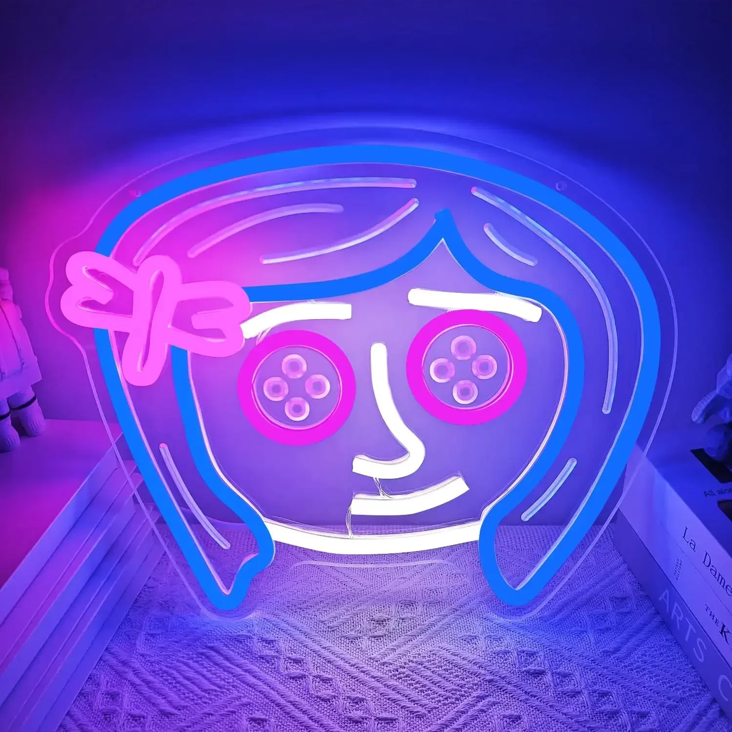 Cute Girl LED Neon Sign Kids Gifts Dimmable Fun Neon Light for Theme Birthday Party Game Room Bedroom Nursery Wall Decor Lamp
Cute Girl LED Neon Sign Kids Gifts Dimmable Fun Neon Light for Theme Birthday Party Game Room Bedroom Nursery Wall Decor Lamp