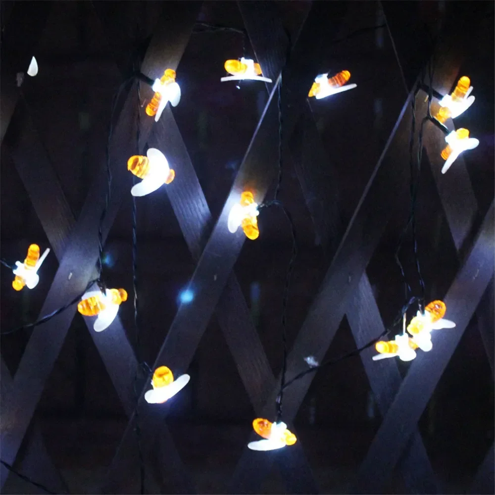 50/100LED Solar Garden Lights, Honey Bee Fairy String Lights,7M 8 Mode Waterproof Outdoor Gargen Lighting For Flower Fence,Lawn
50/100LED Solar Garden Lights, Honey Bee Fairy String Lights,7M 8 Mode Waterproof Outdoor Gargen Lighting For Flower Fence,Lawn