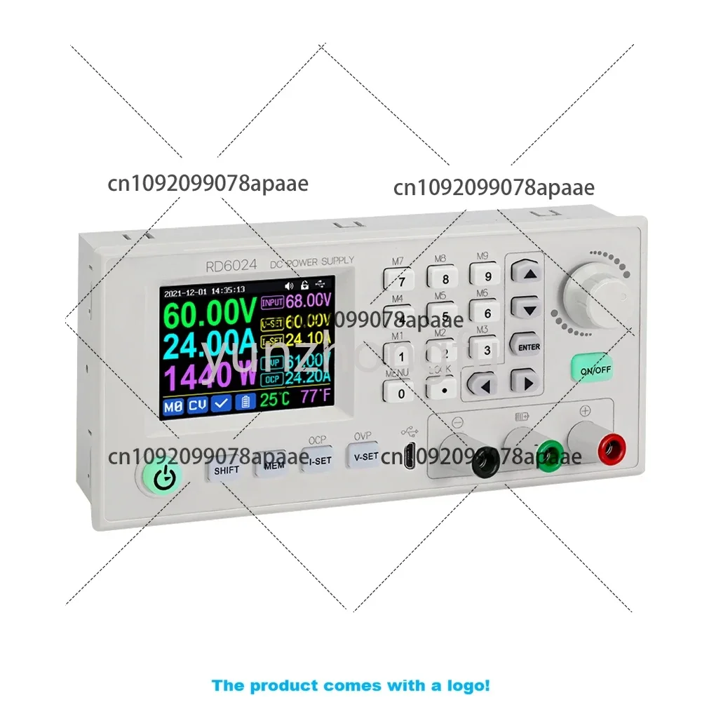 For Power Regulation! RD6024/RD6024W 60V 24A USB WiFi DC Adjustable Step - Down Bench Power Supply, 1500W AC/DC Converter
For Power Regulation! RD6024/RD6024W 60V 24A USB WiFi DC Adjustable Step - Down Bench Power Supply, 1500W AC/DC Converter