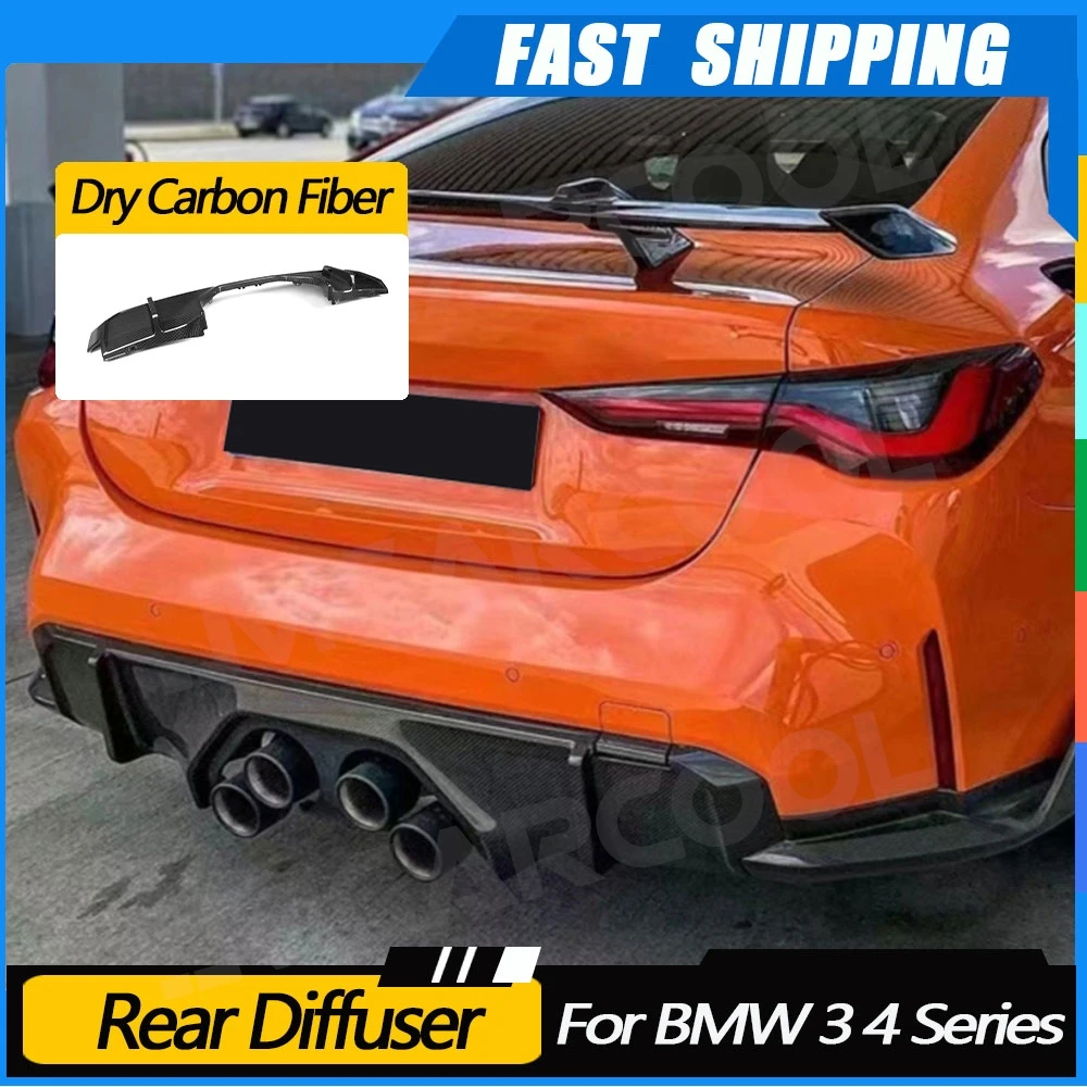 JMCARCOOL Rear Bumper Lip Spoiler Diffuser Dry Carbon for BMW 3 4 Series G80 G82 G83 M3 M4 2021 UP
JMCARCOOL Rear Bumper Lip Spoiler Diffuser Dry Carbon for BMW 3 4 Series G80 G82 G83 M3 M4 2021 UP
