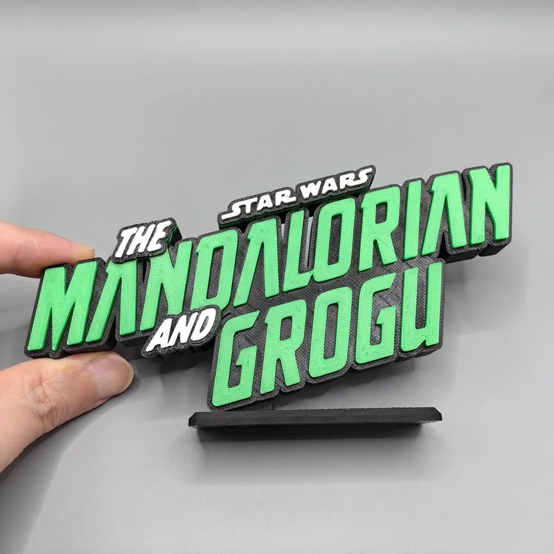 New In Stock The Mandalorian And Grogu Movie Logo 3d Acrylic Stand Raised Lettering Desk Sign Collectible Display Plaque
New In Stock The Mandalorian And Grogu Movie Logo 3d Acrylic Stand Raised Lettering Desk Sign Collectible Display Plaque