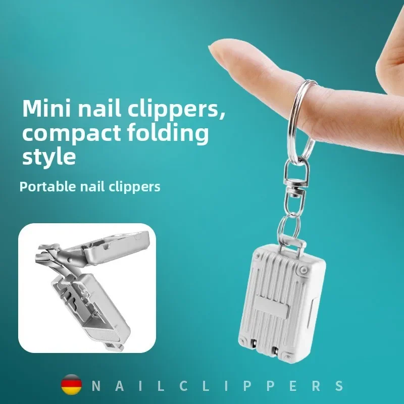 Exquisite Luggage Keychain Foldable Nail Cutter Stainless Steel Nail Clippers Rotary Toenail Fingernail Manicure Trimmer Nails
Exquisite Luggage Keychain Foldable Nail Cutter Stainless Steel Nail Clippers Rotary Toenail Fingernail Manicure Trimmer Nails