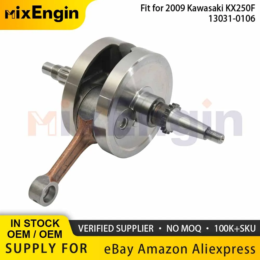 Motor Engine Crankshaft ASSY For 2009 Kawasaki KX250F Monster Energy Dirt Bike 13031-0106 Rebuild Conrod Shaft Bearing KX 250F
Motor Engine Crankshaft ASSY For 2009 Kawasaki KX250F Monster Energy Dirt Bike 13031-0106 Rebuild Conrod Shaft Bearing KX 250F