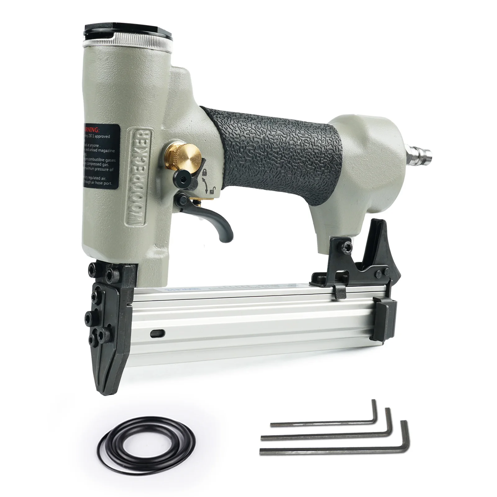 WOODPECKER F30QSL Pneumatic Brad Nailer with Muzzle Design Air Power Continuous Firing Brad Nail Gun for Woodworking
WOODPECKER F30QSL Pneumatic Brad Nailer with Muzzle Design Air Power Continuous Firing Brad Nail Gun for Woodworking